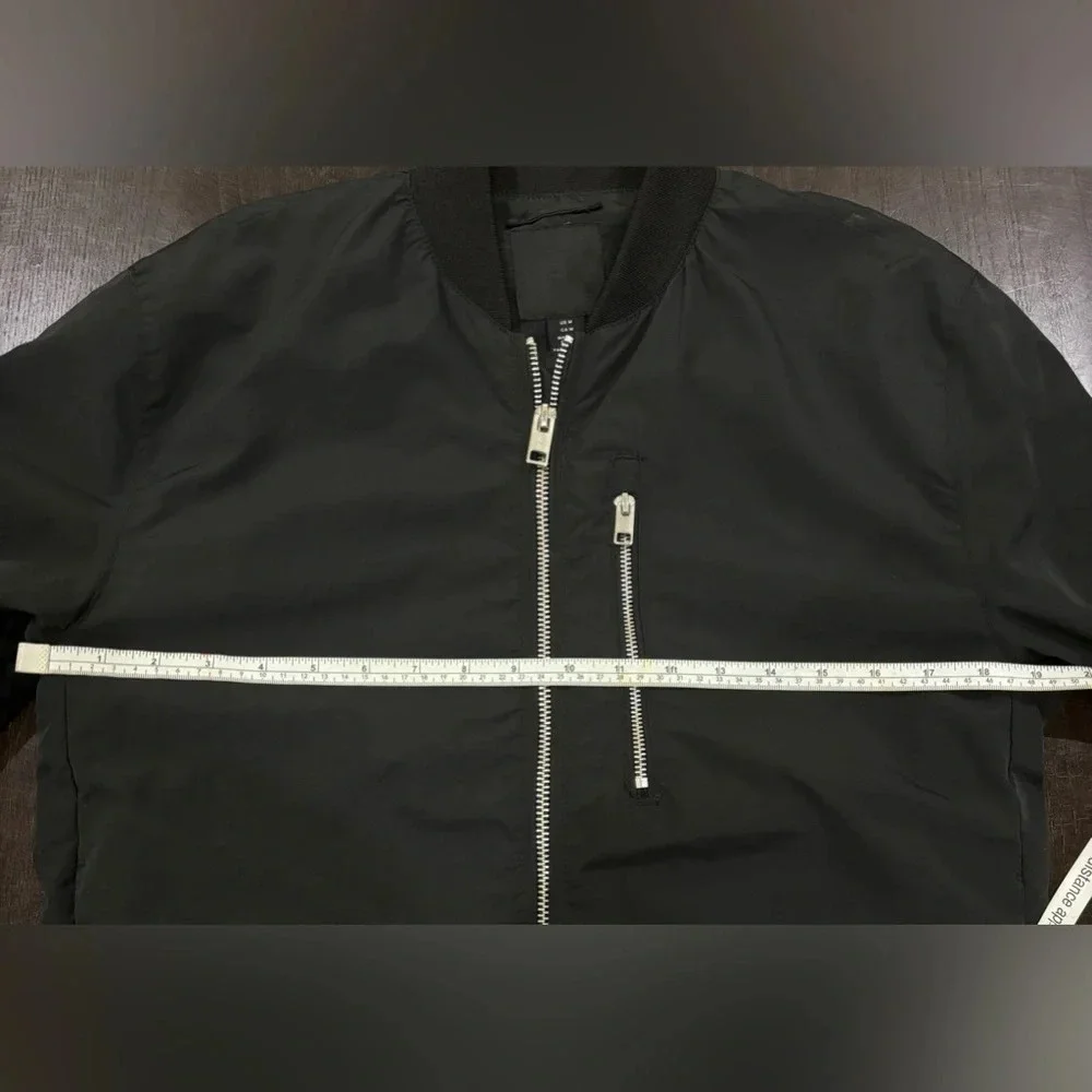 H&M Black Jacket Size Medium Unisex Utility Moto